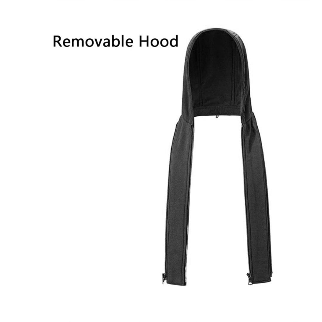 Men's Bomber Jacket | Removable Hood & Multi-Pocket Design 4