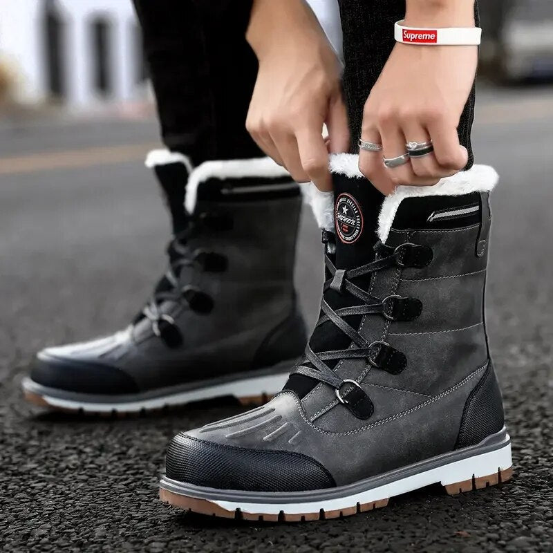 Men's Winter Boots | Warm Lined & Non-Slip Sole 12