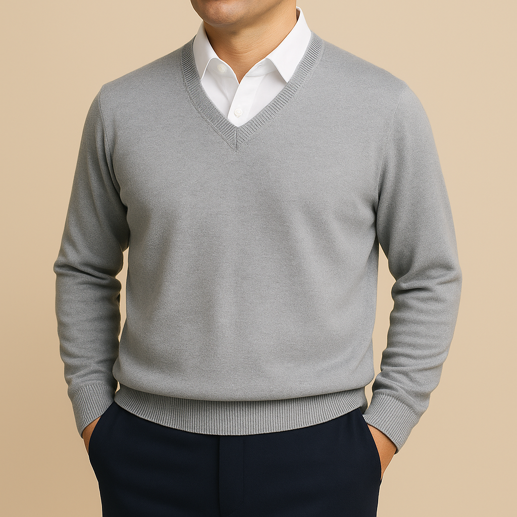 Men's V-Neck Sweater | Soft Knit Comfort 6