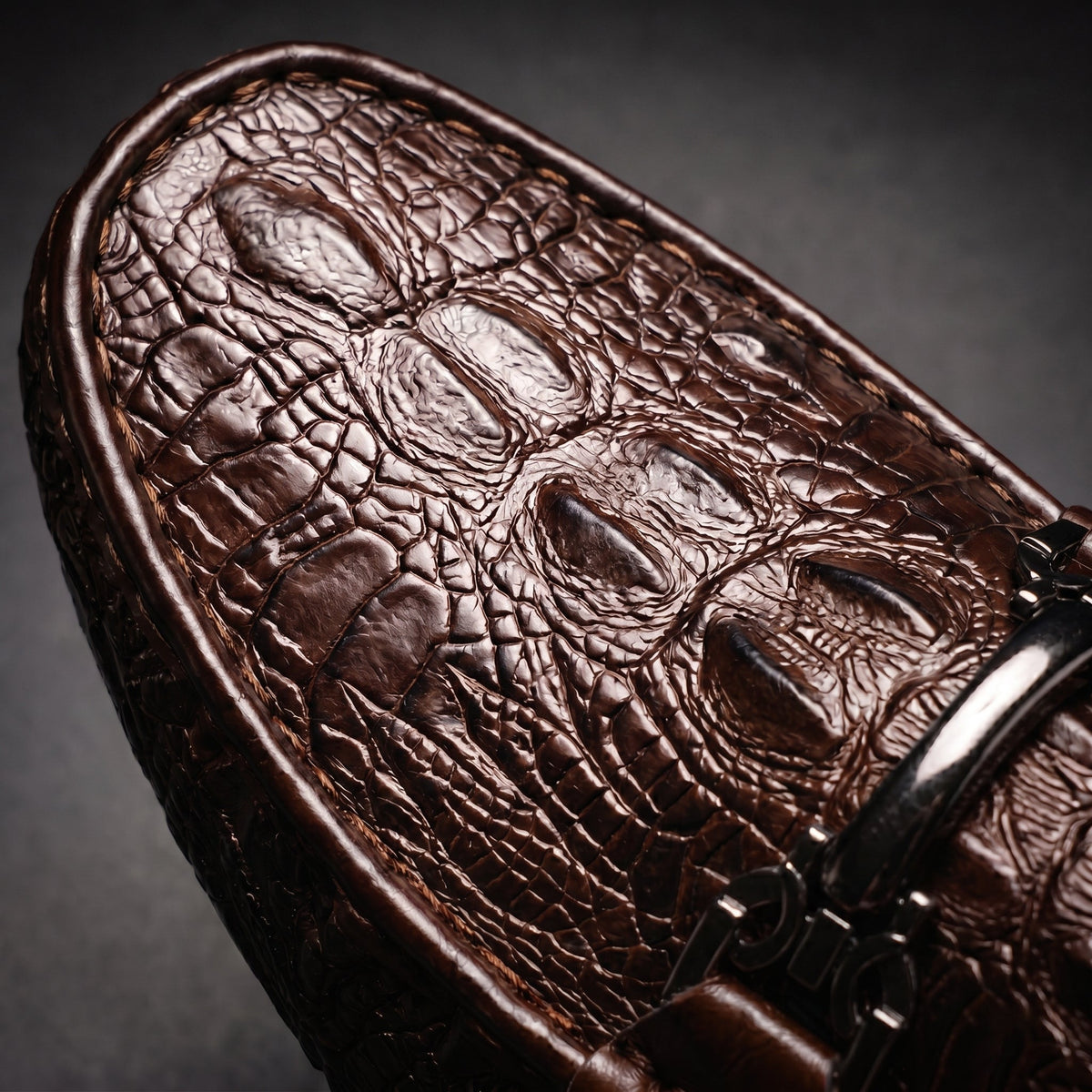 Women's Croc Loafers | Metal Bit Detail & Cushioned Comfort 4