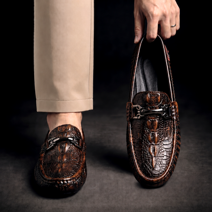 Women's Croc Loafers | Metal Bit Detail & Cushioned Comfort 2