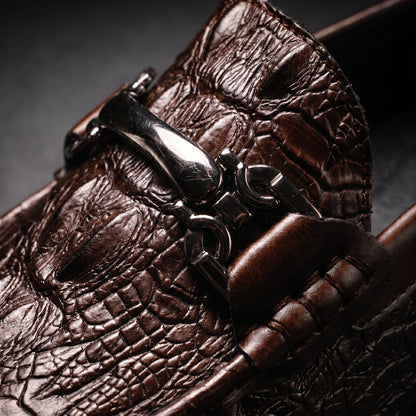 Women's Croc Loafers | Metal Bit Detail & Cushioned Comfort 3