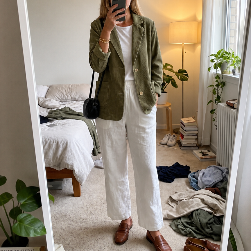 Women's Blazer | Notch Collar & Single-Breasted 11