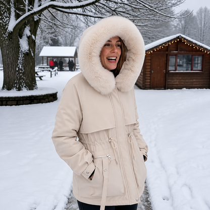 Women's Puffer Coat | Shaped Waist & Double-Layer Warmth 11