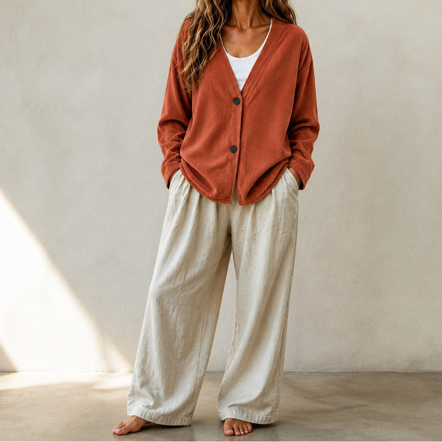 Women's Ribbed Open-Front Cardigan | Long-Line Flattering Fit 13