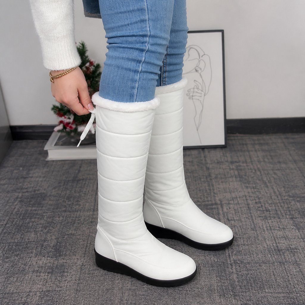 Women's Over-The-Knee Snow Boots | Adjustable Calf Fit & Grip Sole 11