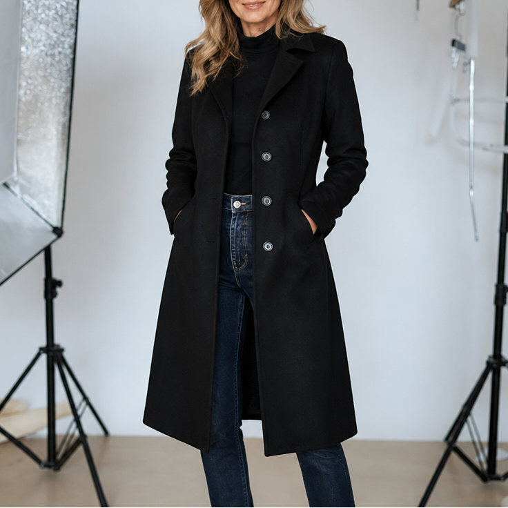 Women's Trench Coat | Long Line & Soft Drape 12