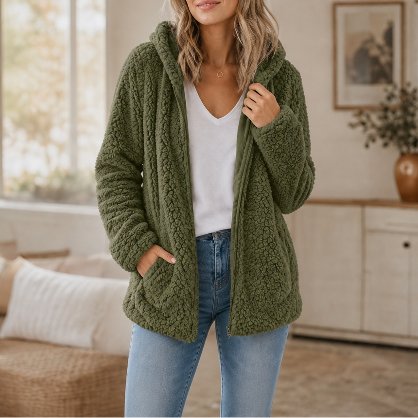 Women's Hoodie | Lined Hood & Full Zip 12
