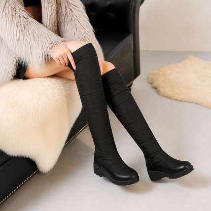 Women's Quilted Tall Boots | Pull-On Warmth & Comfort 9