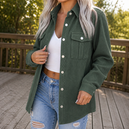 Women's Shirt Jacket | Oversized & Layers Over Sweaters 12