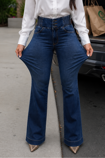 Women's High-Waisted Flare Jeans | Stretch Comfort & Longer-Leg Fit 13