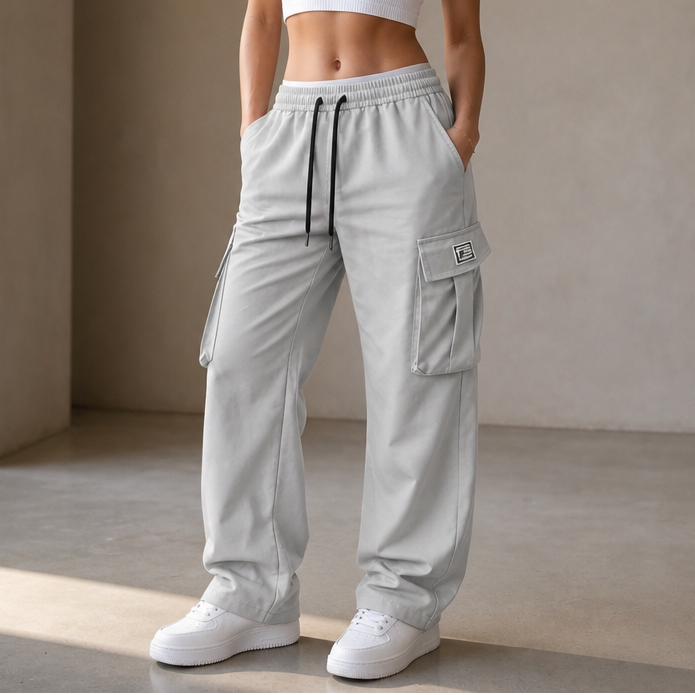 Women's Cargo Pants | Adjustable Waist & Relaxed Fit 12