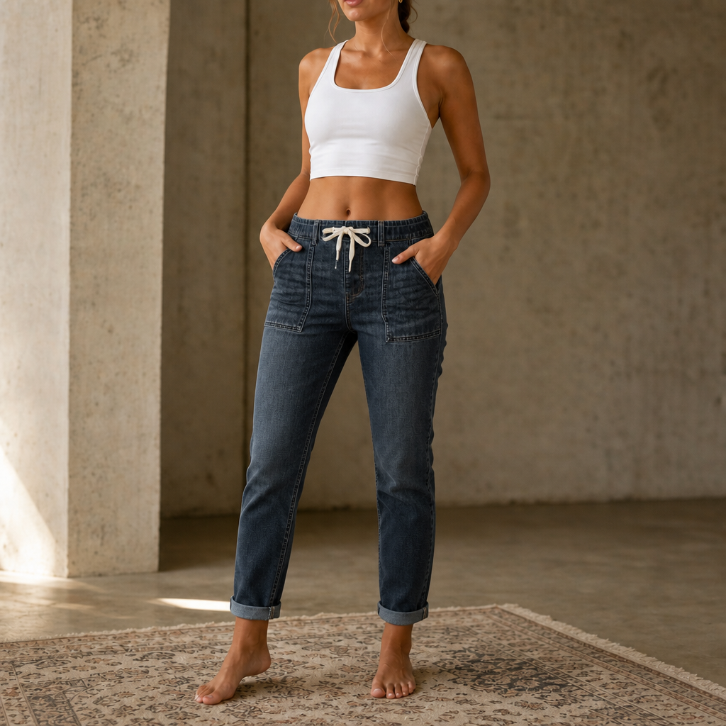 Women's Joggers | Drawstring Waist & Tapered Leg 14