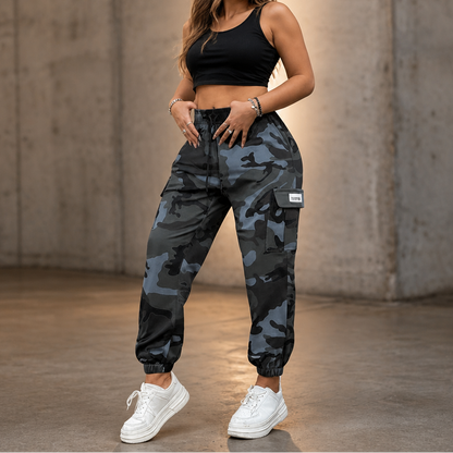 Women's Cargo Joggers | Stretch Waist & Deep Pockets 14