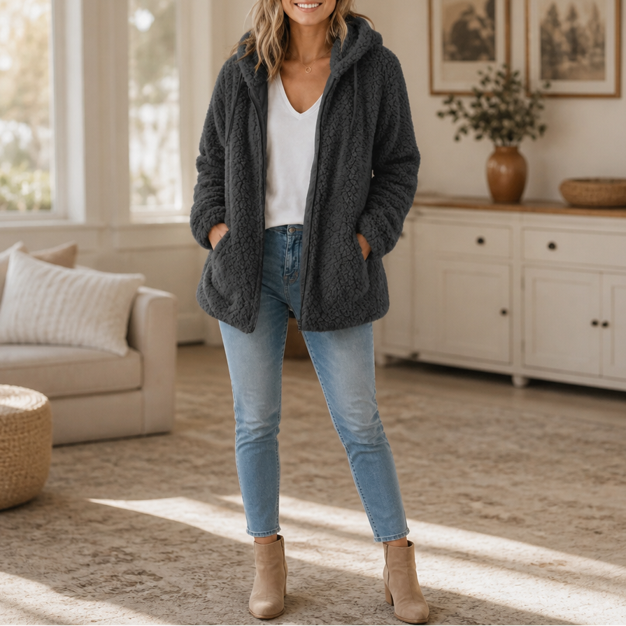 Women's Hoodie | Lined Hood & Full Zip 13