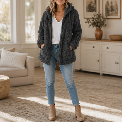 Women's Hoodie | Lined Hood & Full Zip 13