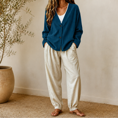 Women's Ribbed Open-Front Cardigan | Long-Line Flattering Fit 14