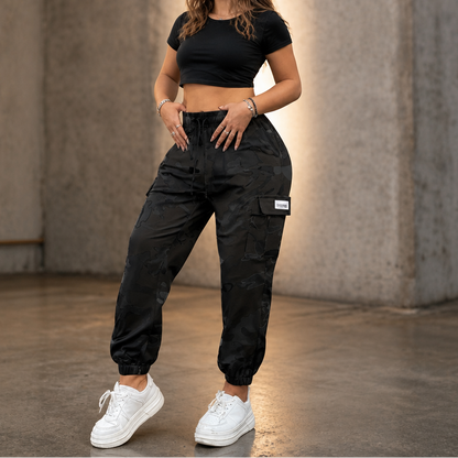 Women's Cargo Joggers | Stretch Waist & Deep Pockets 15