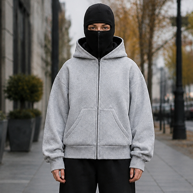 Women's Balaclava Hood Jacket | Wind-Proof & Zip-Up Design 12