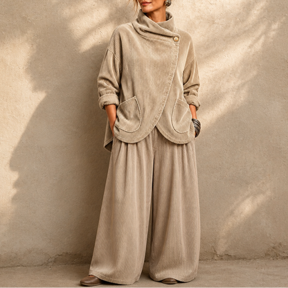 Women's Hooded Poncho | Angled Hem & Cosy Warmth 15