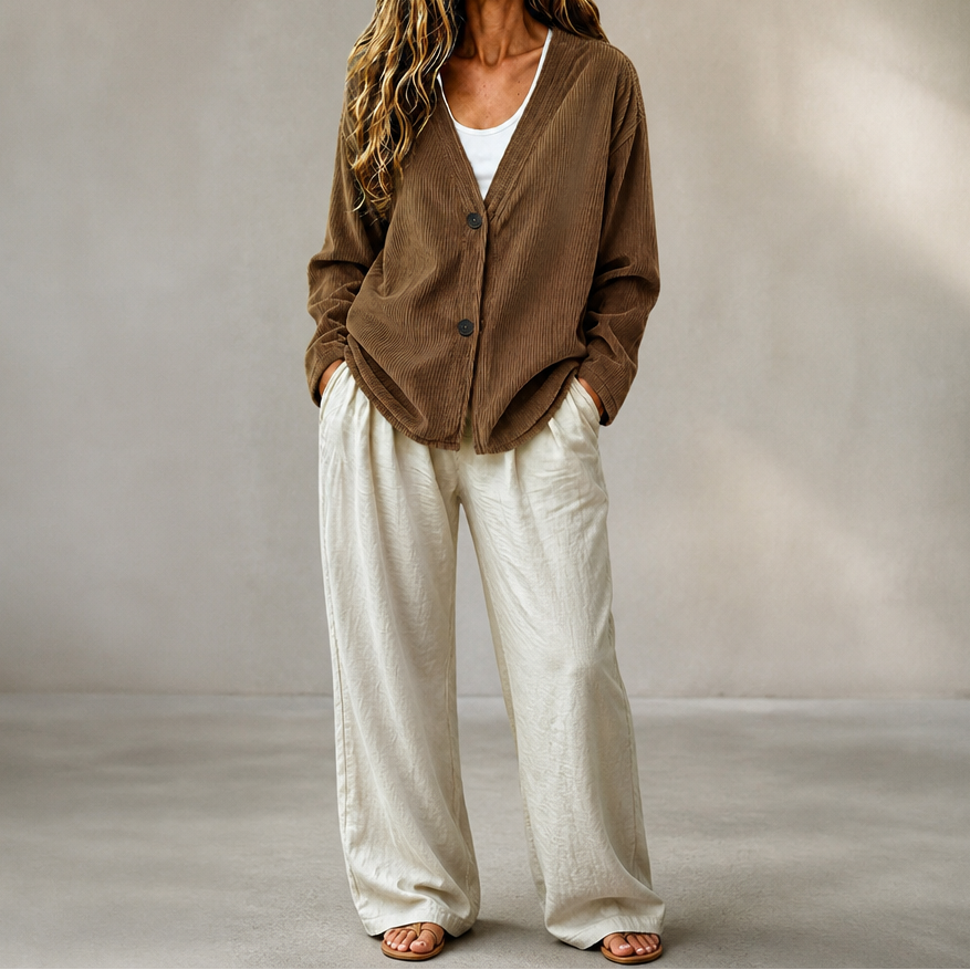 Women's Ribbed Open-Front Cardigan | Long-Line Flattering Fit 18