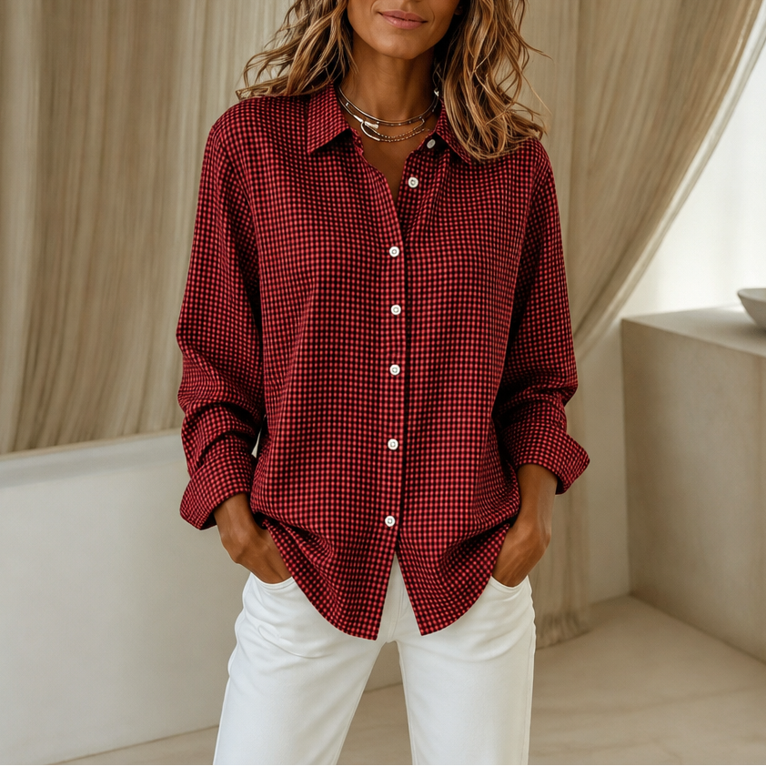 Men's Plaid Shirt | Relaxed Fit & Wrinkle Resistant 16