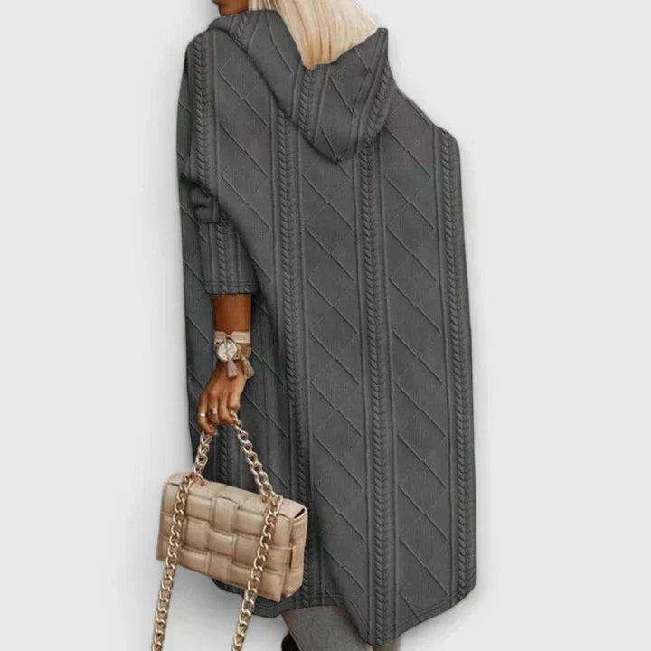 Women's Hooded Cardigan | Long Length & Cosy Comfort 4