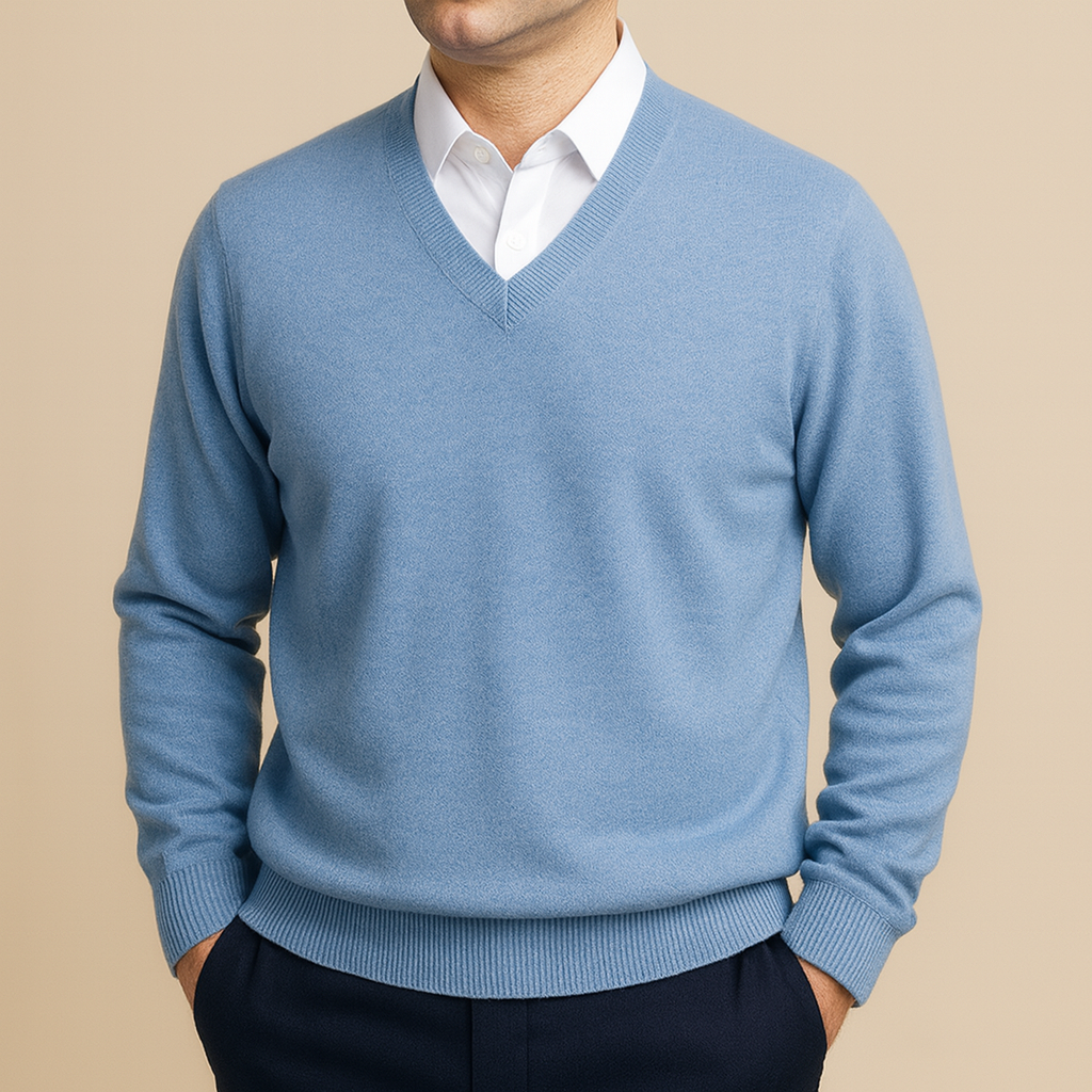 Men's V-Neck Sweater | Soft Knit Comfort 3