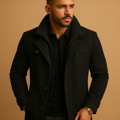 Men's Waterproof Winter Jacket | Adjustable Cuffs & Warm 3