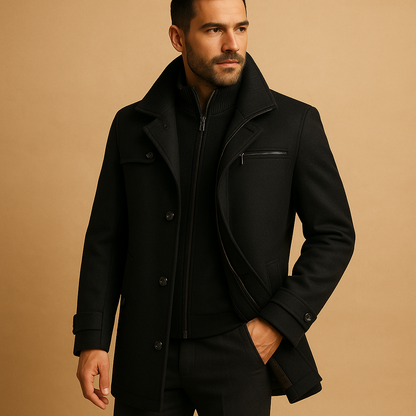 Men's Waterproof Winter Jacket | Adjustable Cuffs & Warm 1