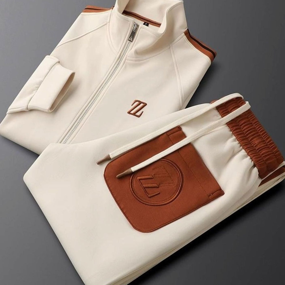 Webster | Men's Regular-Fit Striped Tracksuit for Everyday Activity