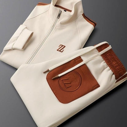 Webster | Men's Regular-Fit Striped Tracksuit for Everyday Activity