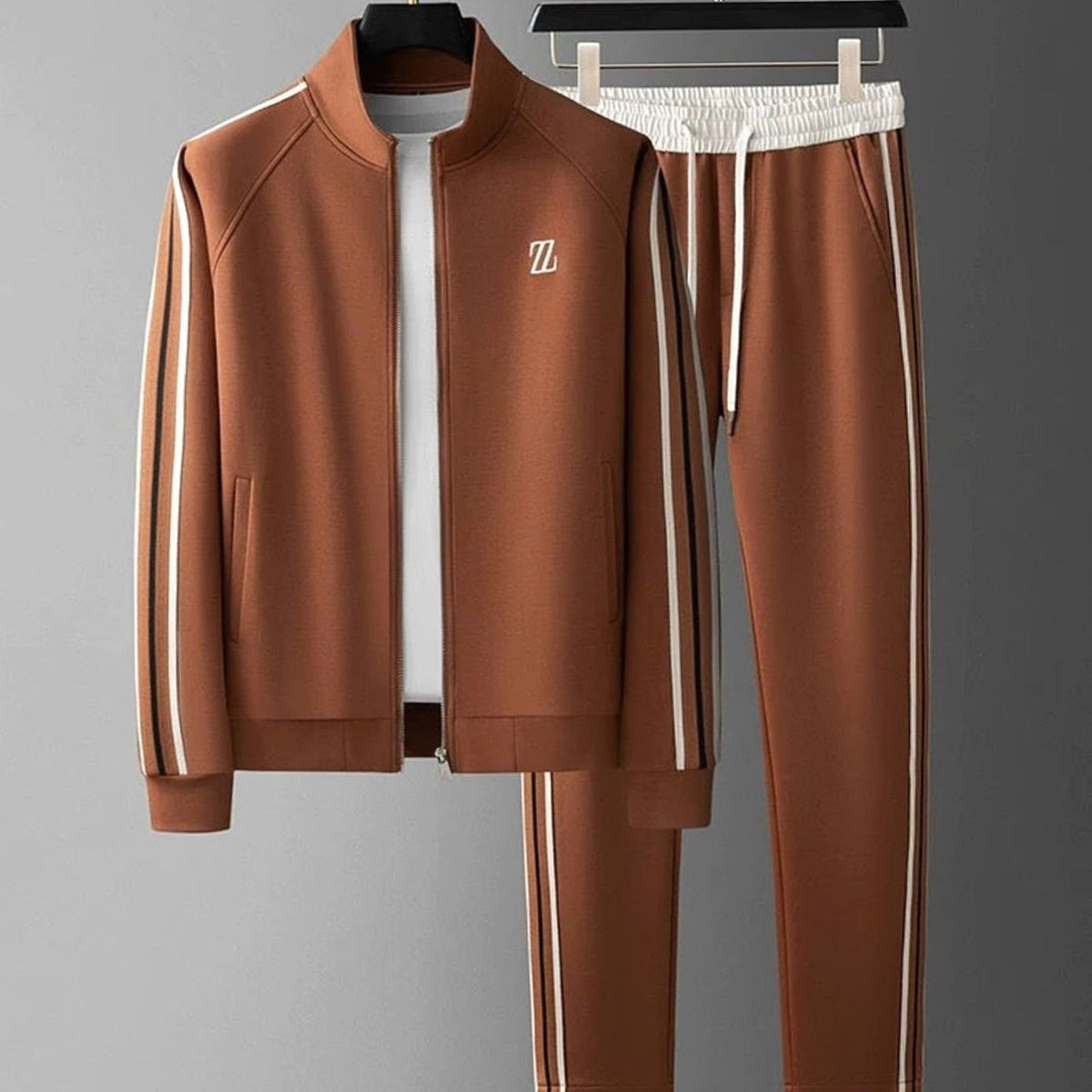 Webster | Men's Regular-Fit Striped Tracksuit for Everyday Activity