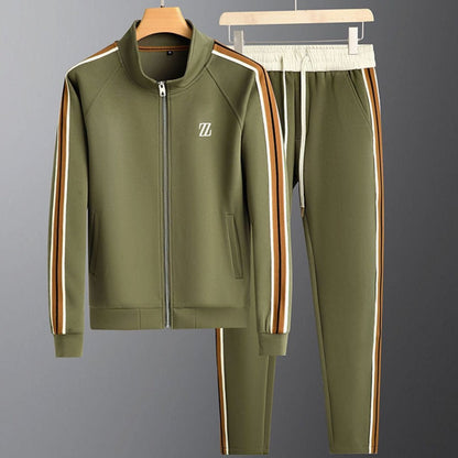 Webster | Men's Regular-Fit Striped Tracksuit for Everyday Activity