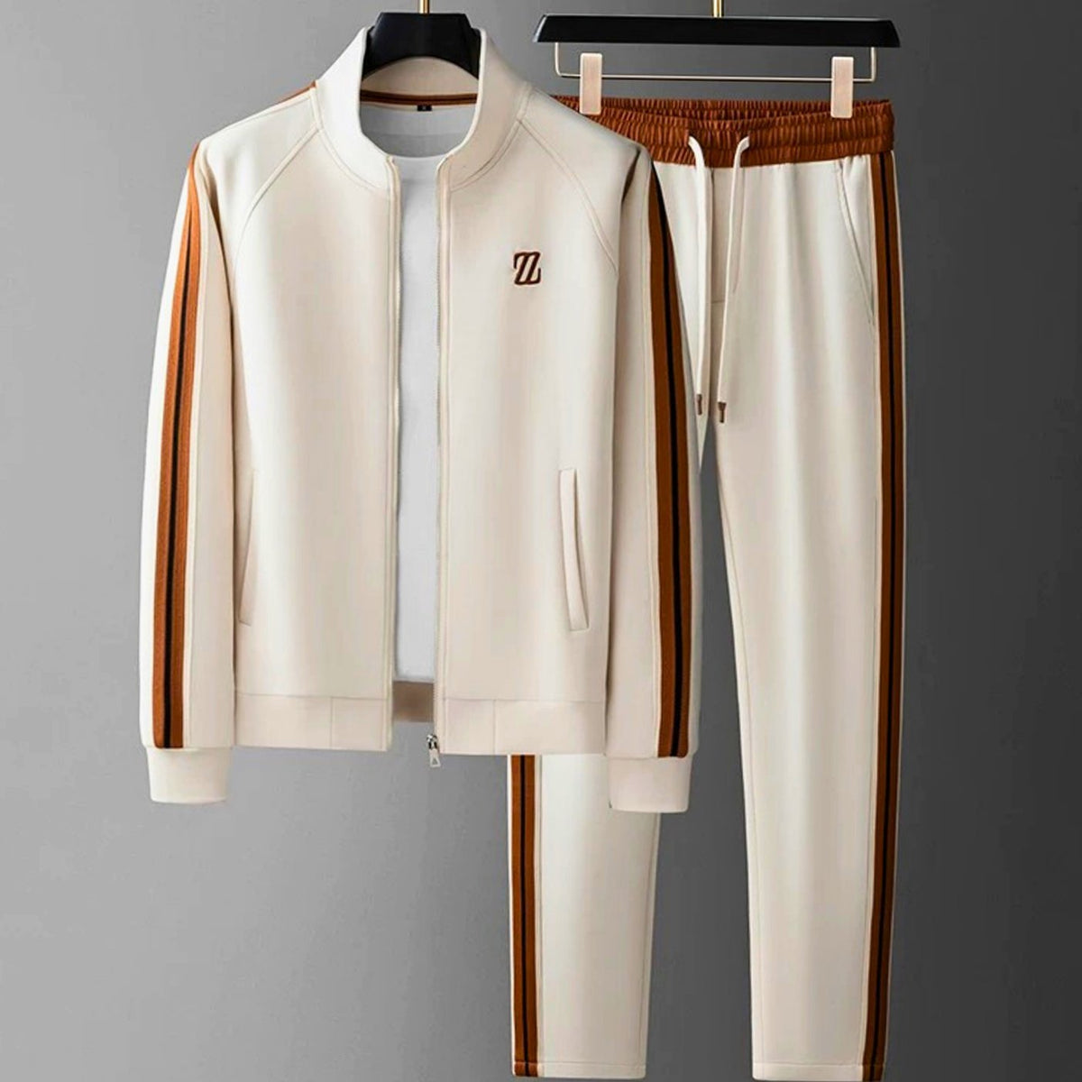 Webster | Men's Regular-Fit Striped Tracksuit for Everyday Activity