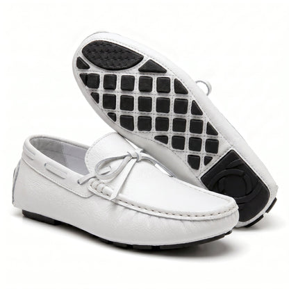 Men's Driving Loafers Hand Stitched Pebbled Sole Slip Ons 9