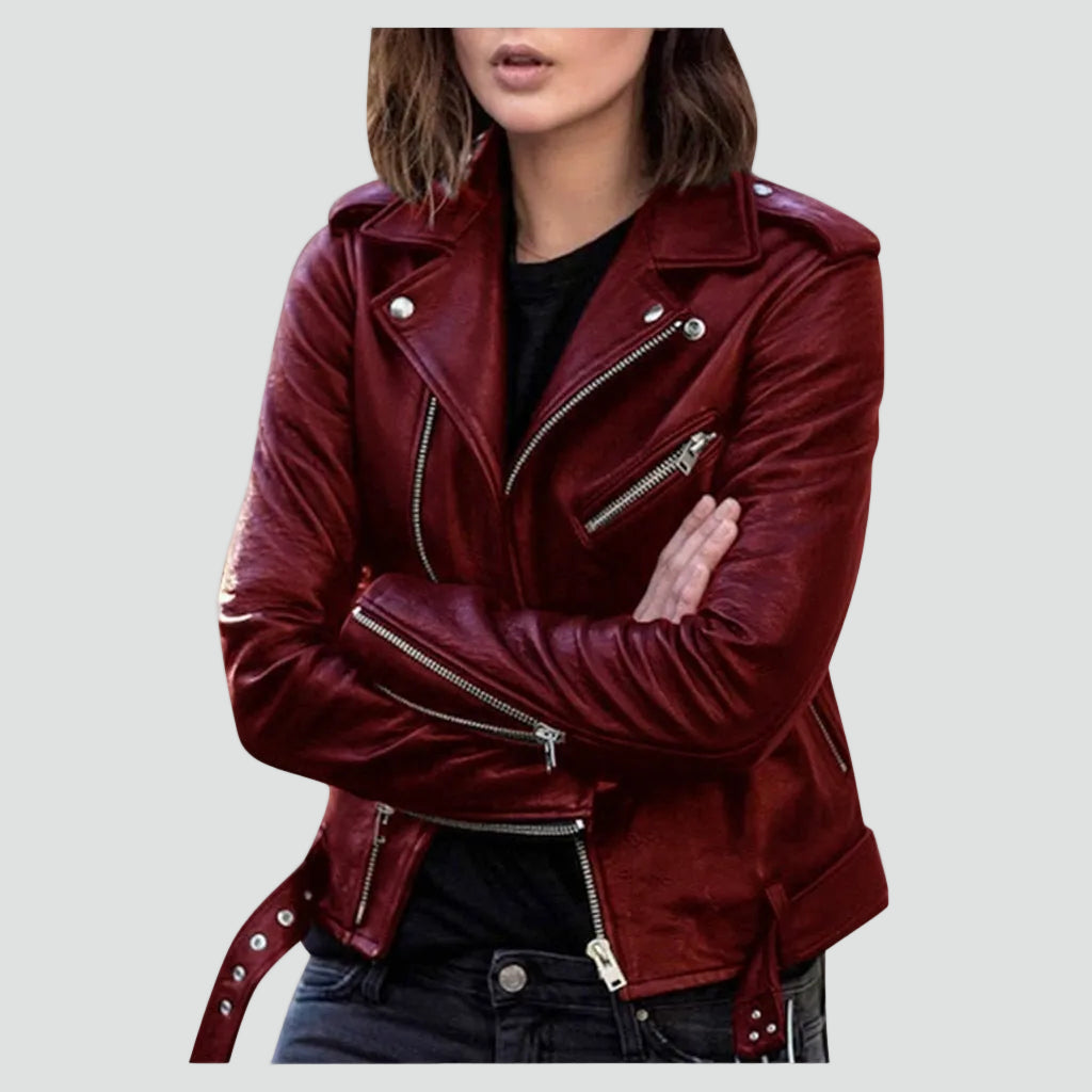 Women's Biker Jacket | Fitted & Comfortable 4