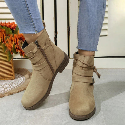 Women's Ankle Boots | Tie Detail & Easy Zip 5