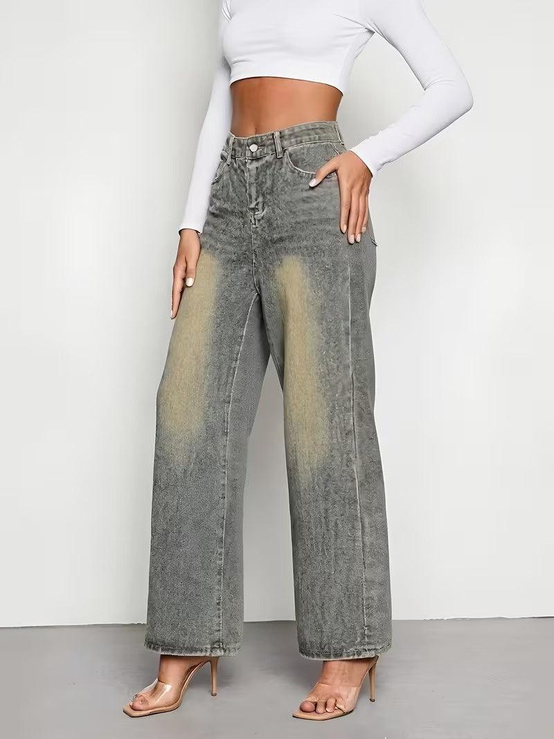 Women's High-Waisted Wide-Leg Trousers | Flattering Fit 3