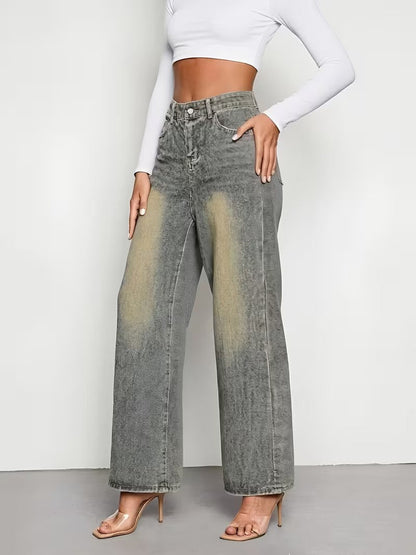 Women's High-Waisted Wide-Leg Trousers | Flattering Fit 3